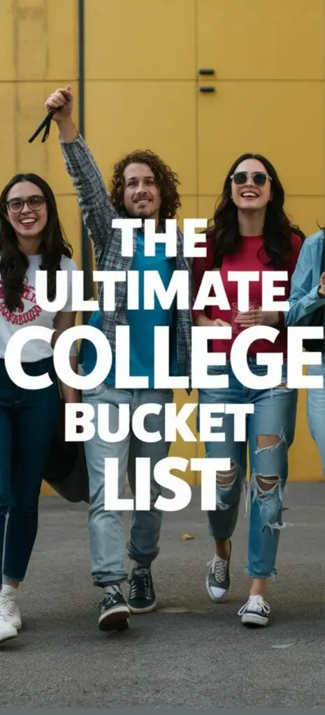 college bucket list ideas