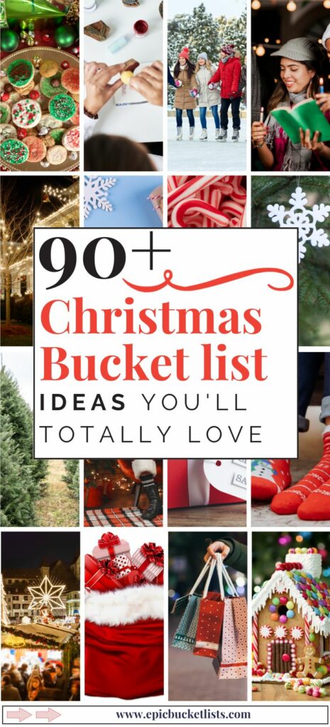 Christmas bucket list ideas