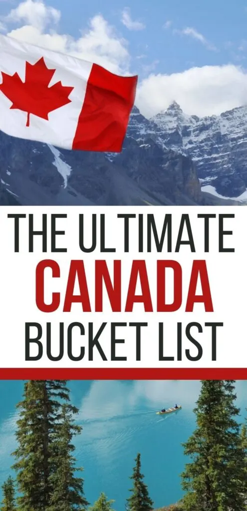 Canada Bucket List
