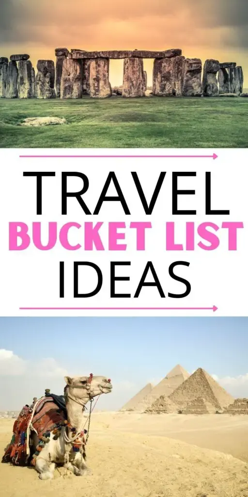 travel bucket list destinations