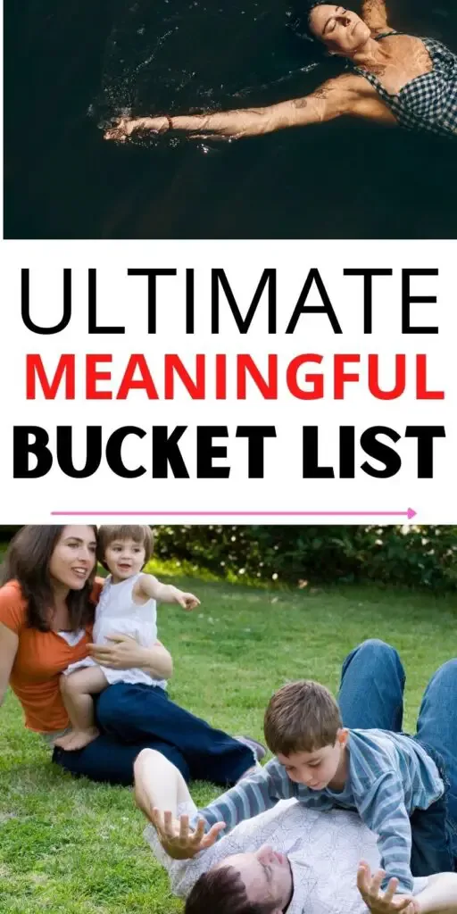 perfect bucket list