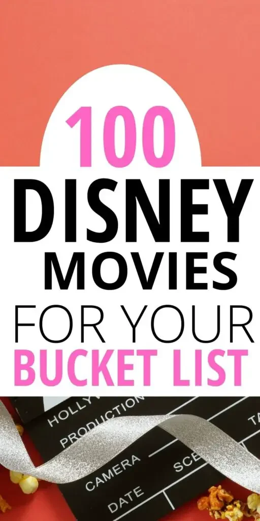 Disney movie bucket list