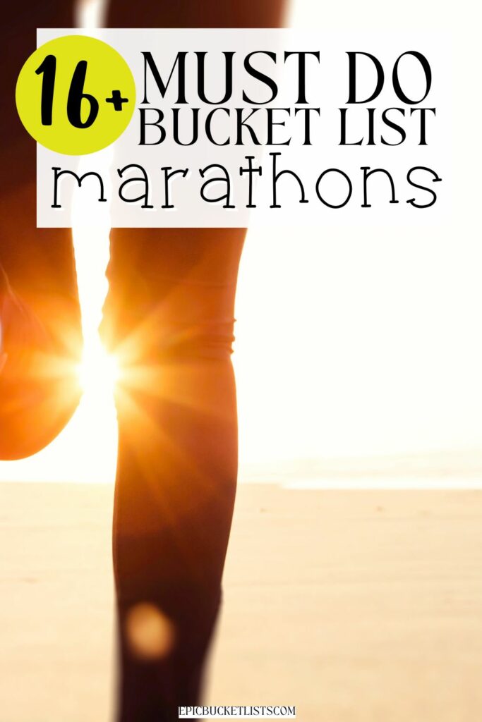 bucket list marathons