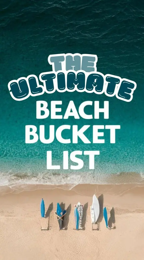 Beach Bucket list