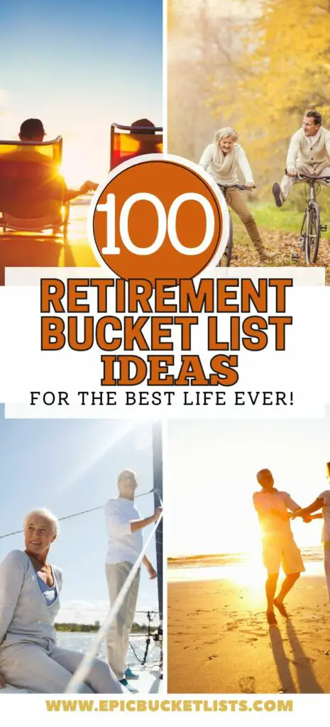 retirement bucket list ideas