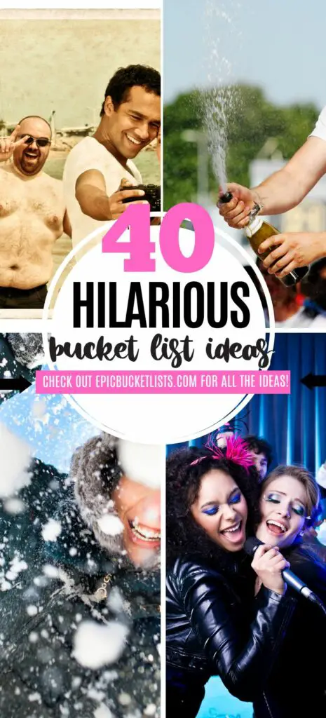 funny bucket list ideas