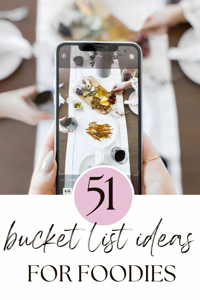 food lovers bucket list