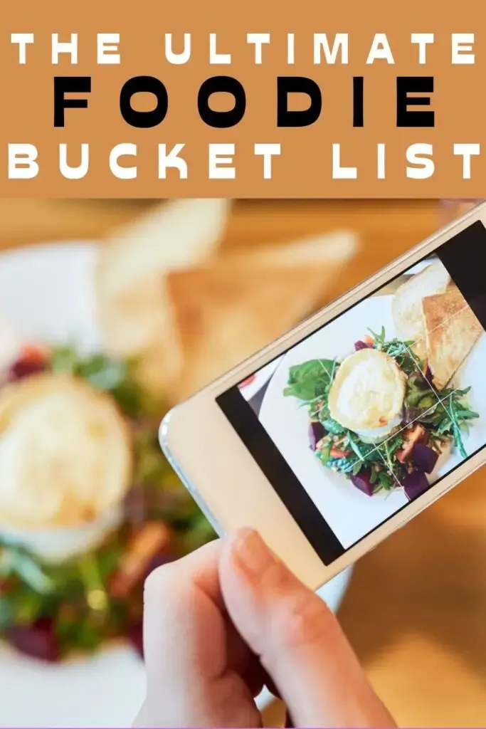 foodie bucket list