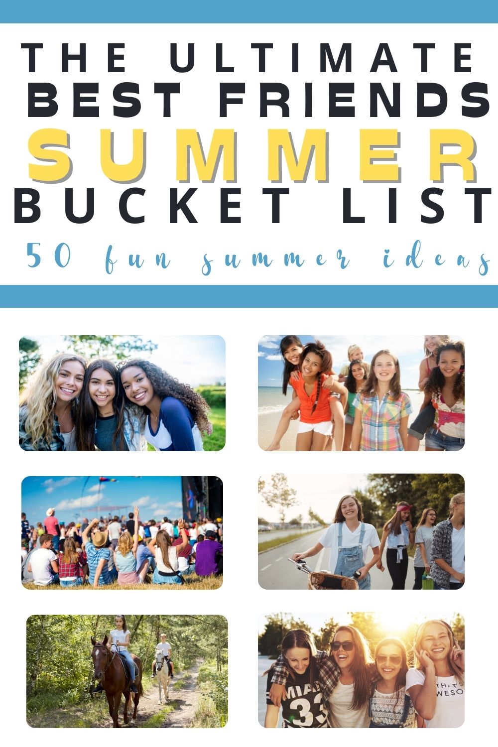 Best Friend Summer Bucket List