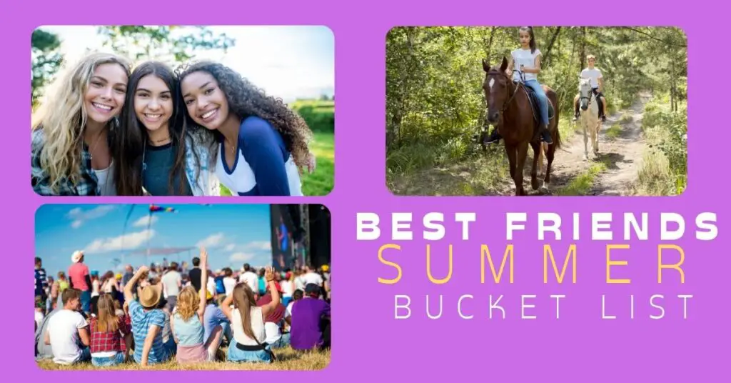 Best friends summer bucket list 