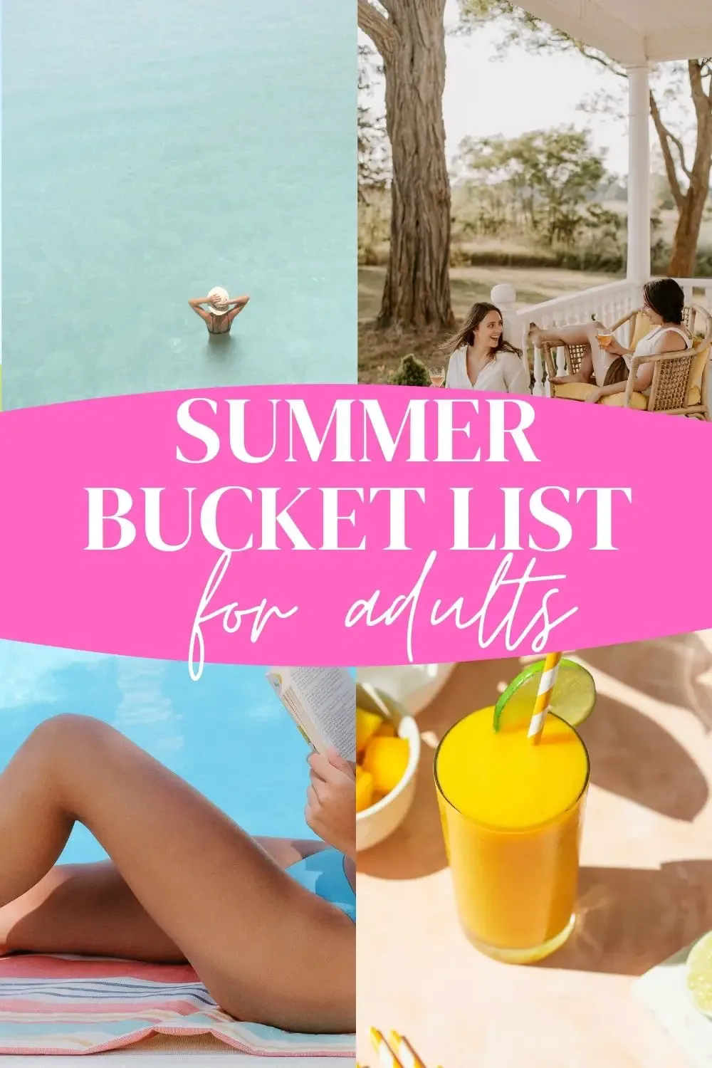 summer bucket list ideas for adults