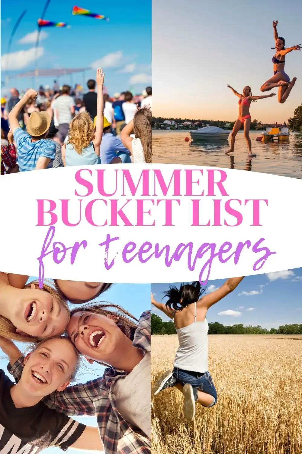 summer bucket list for a teenager