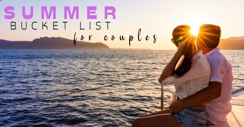 summer bucket list for couples