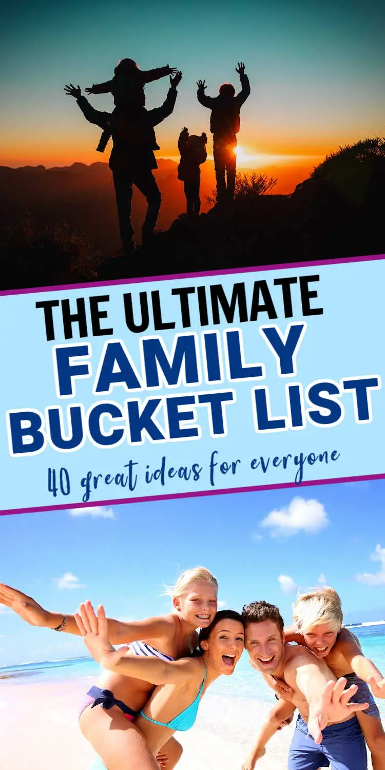 family bucket list ideas