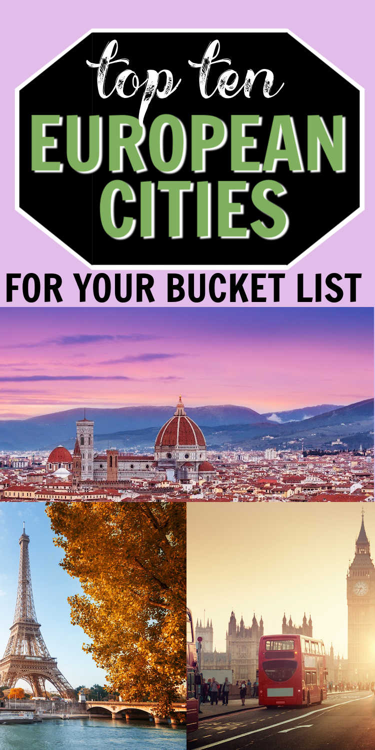 European cities bucket list