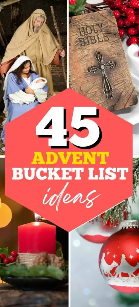 advent bucket list