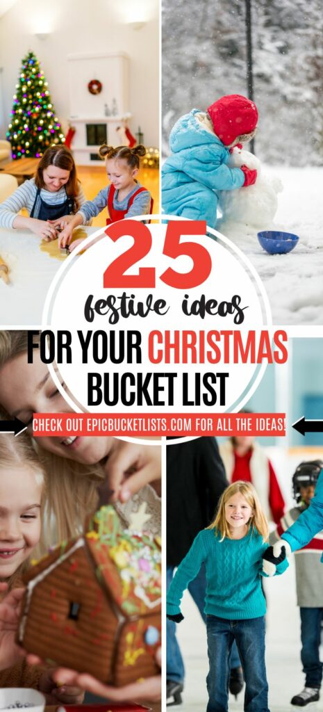 Christmas bucket list for families