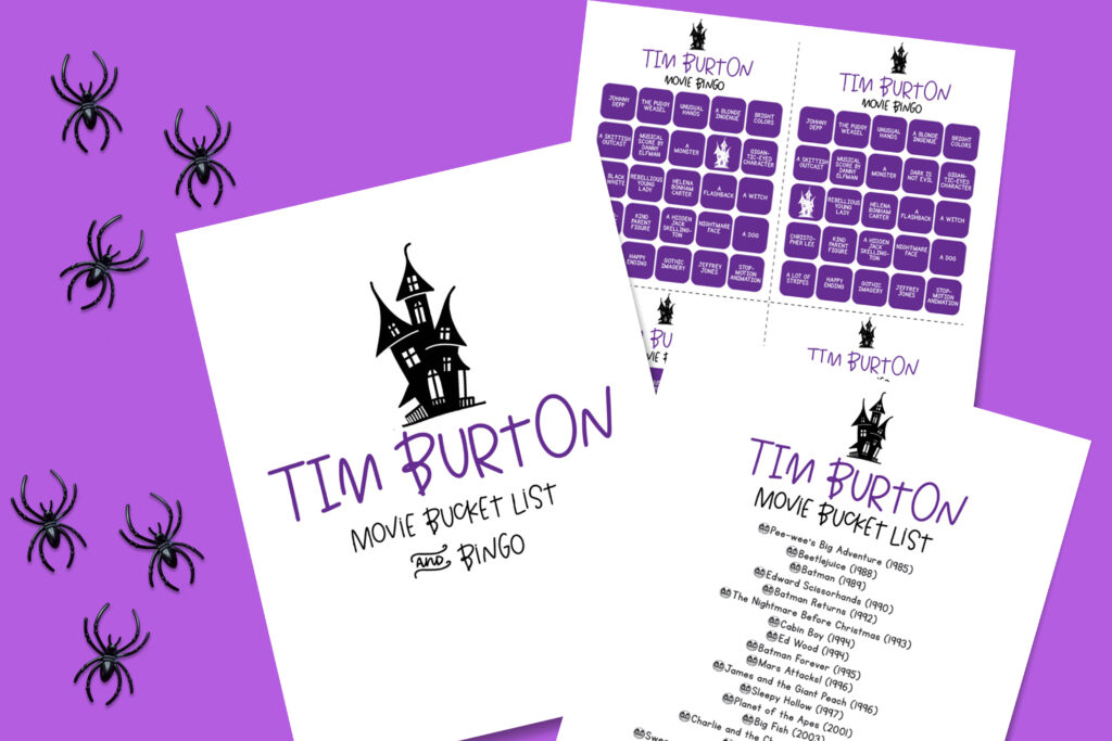Tim Burton Movie Bucket List
