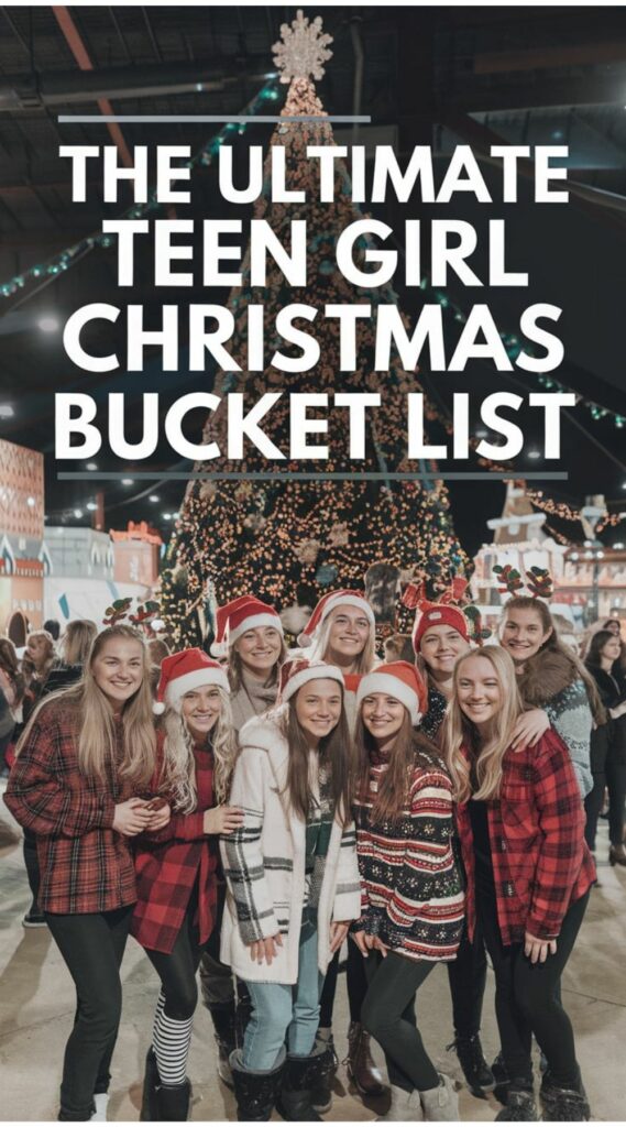 teen girl Christmas bucket list