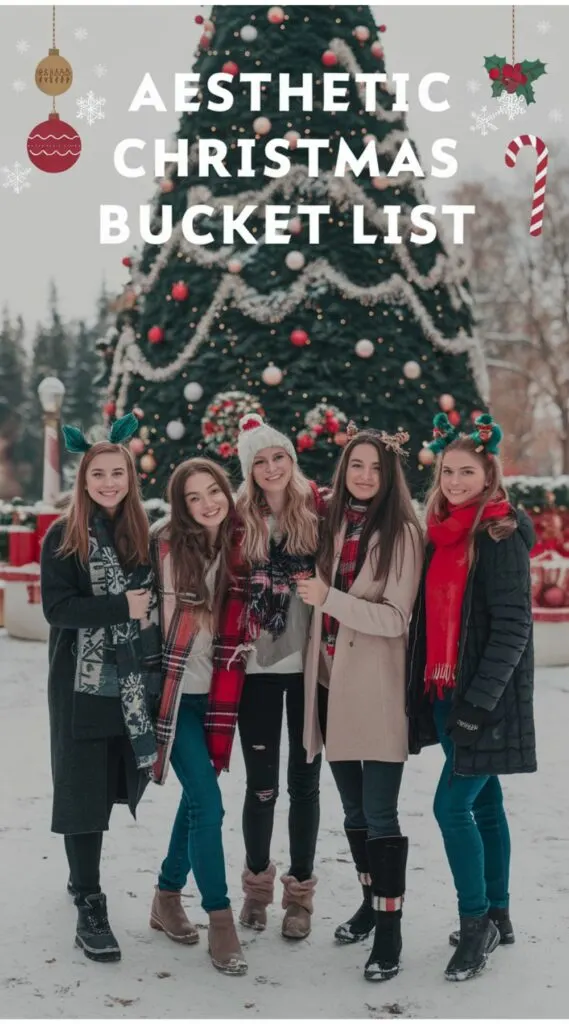 aesthetic Christmas bucket list for teens