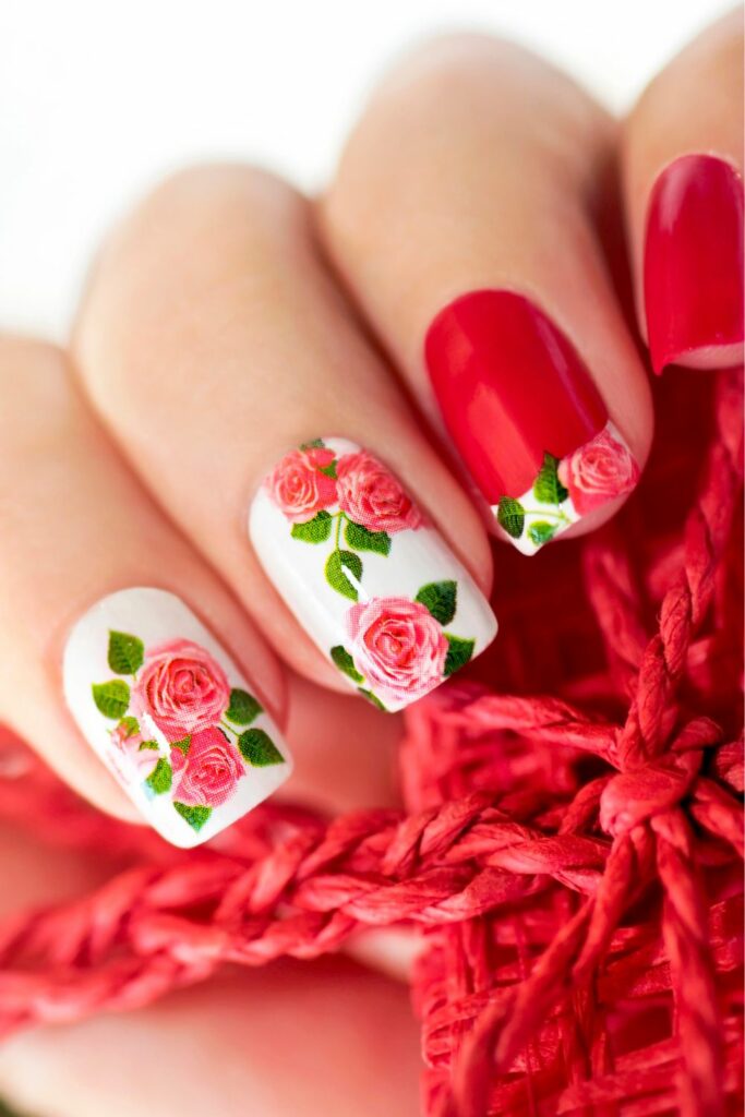Rose nails 