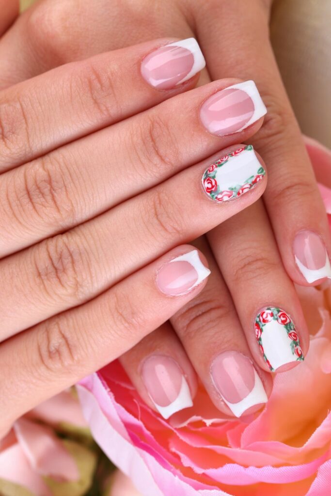 Simple spring nails